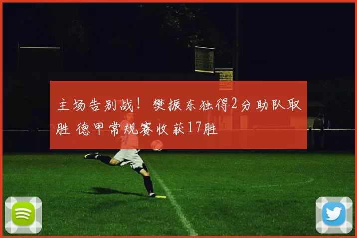 主场告别战！樊振东独得2分助队取胜 德甲常规赛收获17胜