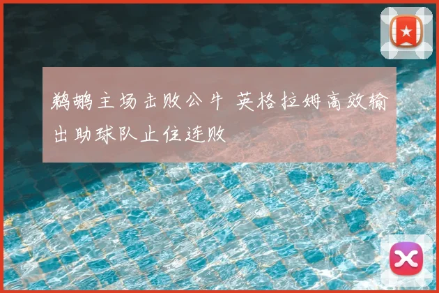 鹈鹕主场击败公牛 英格拉姆高效输出助球队止住连败
